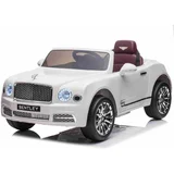 12V bentley mulsanne - otroški avto na akumulator, bel