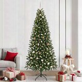 vidaXL Umestno božično drevo med 300 LED Zelena 240 cm PE in PVC | Shoptok.si