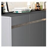 Woody Fashion Komoda Defne Anthracite Silver | ePonuda.com