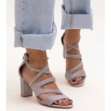 Gemre Black sandals on a block heel Millo | Shoptok.si