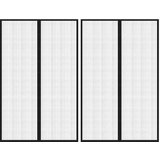  Zastori protiv insekata 2 kom s magnetima 220 x 130 cm crni | shoptok.hr