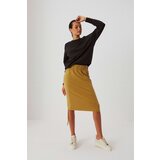 Marisse Smooth Skirt With Cuff Z-Sc-3600 Olive | Shoptok.si
