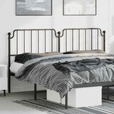  Metalno zamjensko uzglavlje crno 193 cm | shoptok.hr