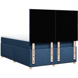  Krevet s oprugama i madracem plavi 140 x 190 cm od tkanine | shoptok.hr