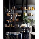 Toolight Stropna viseća svjetiljka staklena kugla 20cm APP1684-1CP | shoptok.hr