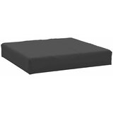  Paletni podni jastuk od tkanine 60 x 60 x 8 cm crni | shoptok.hr