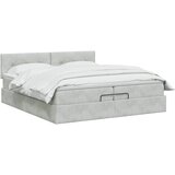  od pjene s madracem i LED-om Svjetlosiva 200 x 200 cm | shoptok.hr