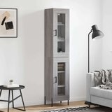 vidaXL Visoka komoda siva sonome 34 5x34x180 cm od konstruiranog drva | shoptok.hr