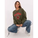 My Red Lips Sweatshirt-EM-BL-617-15.51P-khaki Cene
