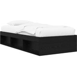  Okvir kreveta s pohranom s policom Crni hrast 80 x 200 cm | Eponuda.com