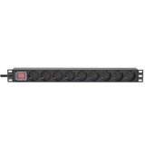 Intellinet 715133 19"/1U sa 9 utilnica/prekidač/2m PDU kabl | ePonuda.com
