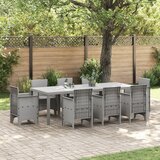 vidaXL vrtna miza svetlo siva 250x100x73 cm Poly Rattan, vrtna miza svetlo siva 100x100x73 cm Poly Rattan, vrtna miza svetlo siva 150x100x73 cm Poly Rattan | Shoptok.si