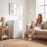 Mini zamrzivač 85 L kompaktni samostojeći zamrzivač s reverzibilnim vratima i podesivom temperaturom bijeli | shoptok.hr
