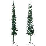  Tanka umjetna polovica božićnog drvca sa stalkom zelena 120 cm | Eponuda.ba