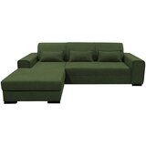 MID.YOU KOTNA SEDEŽNA GARNITURA, struktura, bouclé zelena | Shoptok.si