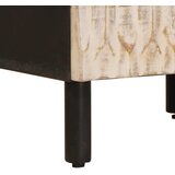  Noćni ormar Bijelo 40 x 33 x 46 cm Čvrsto drvo manga | Eponuda.com