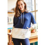 Olalook Sweatshirt - Navy blue - Regular fit Cene