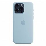 Apple iPhone 15 Pro Max Silicone Case with MagSafe - Light Blue (mwnr3zm/a) - maska za ajfon cene