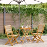 vidaXL 3-dijelni bistro set od polipropilen i masivnog drva bež | shoptok.hr