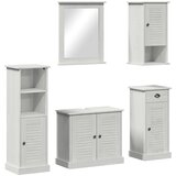  Set namještaja za kupaonicu s ladicama VIGO 5 pcs Antič White | shoptok.hr