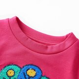  Dječja topla majica jarkoružičasta 128 | shoptok.hr