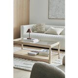 Ellos Home Klubska mizica s stekleno mizno ploščo v naravni barvi 60x120 cm Class – | Shoptok.si