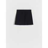 Reserved - Pamučna mini suknja - crno | shoptok.hr