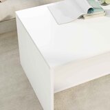  Kava Stol Bijelo 80 x 50 x 40 cm Konstruirano drvo | shoptok.hr
