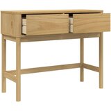  Konzolni stol FLORO voštano smeđi 89 5x36 5x73 cm od borovine | shoptok.hr
