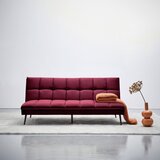 MID.YOU ZOFA S POSTELJNO FUNKCIJO, bordo tekstil | Shoptok.si