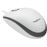 Logitech M100 optična miška, bela Cene