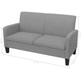  2-dijelni set sofa od tkanina svjetlosivi | Eponuda.ba