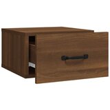  Stenska nočna omarica 2 kosa rjavi hrast 35x35x20 cm, (20734646) | Shoptok.si