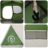 Instant šator Zelena 365 x 380 x 200 cm Poliester i čelik | shoptok.hr