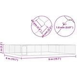 Vanjski kavez za pse od pocinčanog čelika 6 x 6 x 1 m | Shoptok.si
