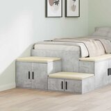 Ormarić za pohranu 2 pcs Betonski sivi 103 x 41 x 40 cm | shoptok.hr