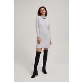 Marisse Gray Turtleneck Dress | shoptok.hr