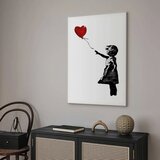  Slika - Banksy: Girl with Balloon (1 Part) Vertical 40x60 Premium Print | shoptok.hr