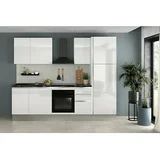 Marinelli Cucine Kuhinjski komplet Gianna (Širina: 275 cm, Sjajno bijelo, Izvedba: Desni graničnik, S električnim uređajima)