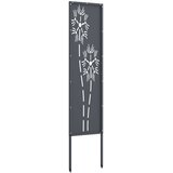  Privatnost u vrtu Antracit 32 x 140 cm Hladno valjana čelična | shoptok.hr