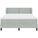  s opruga kutije Svjetlosiva 140 x 190 cm Baršun | shoptok.hr