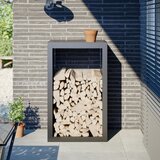  Stalak za drva za ogrjev antracit 60x40x100 cm čelični | Eponuda.ba