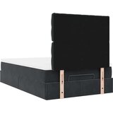 vidaXL otomanski okvir kreveta s madracima crni 120x190 cm baršunasti | shoptok.hr