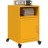Furnova Nočna omarica 2 kosa gorčično rumena 36x39x59 cm jeklo, (21928055) | Shoptok.si