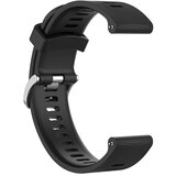 INF Pašček za uro Garmin Forerunner 245 Silicone Black 20 mm, (21236258) | Shoptok.si