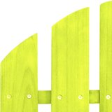  Vrtni dvosjed Adirondack od masivne jelovine zeleni - Zelena 1 | shoptok.hr