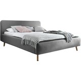 Livetastic OBLAZINJENA POSTELJA x , tekstil svetlo siva | Shoptok.si