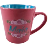 herlig, šolja, keramička, pink, maša