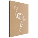  Slika - White Flamingo (1 Part) Vertical 40x60 Na talijanskom platnu | shoptok.hr