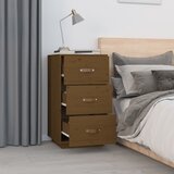  Noćni ormarići 2 kom boja meda 40x40x75 cm od masivne borovine | shoptok.hr
